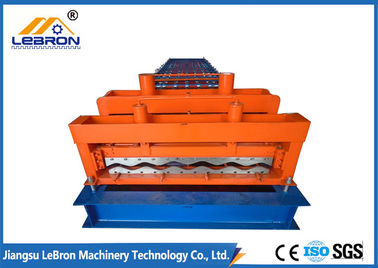 Rollo esmaltado acero anaranjado de la teja del color que forma automático del control del PLC de la máquina hecho en servicio del tiempo largo de China